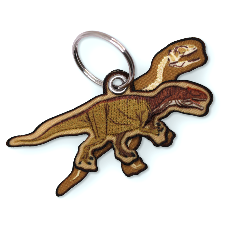 Allosaurus Bones Rivet Keychain