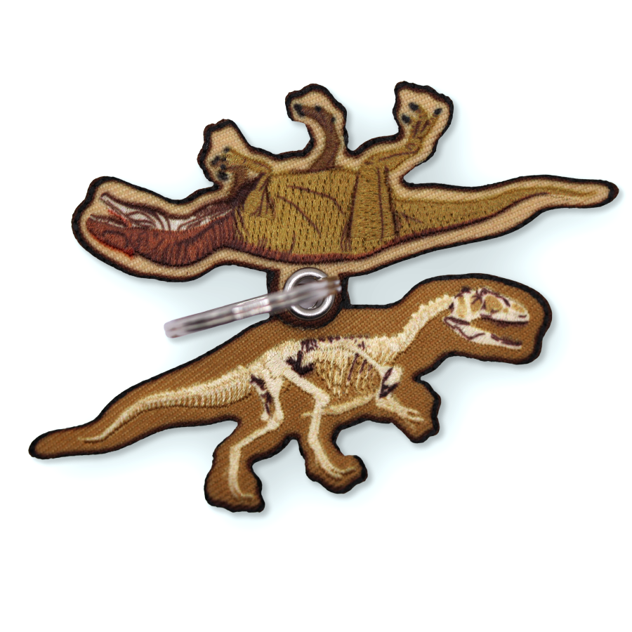 Allosaurus Bones Rivet Keychain