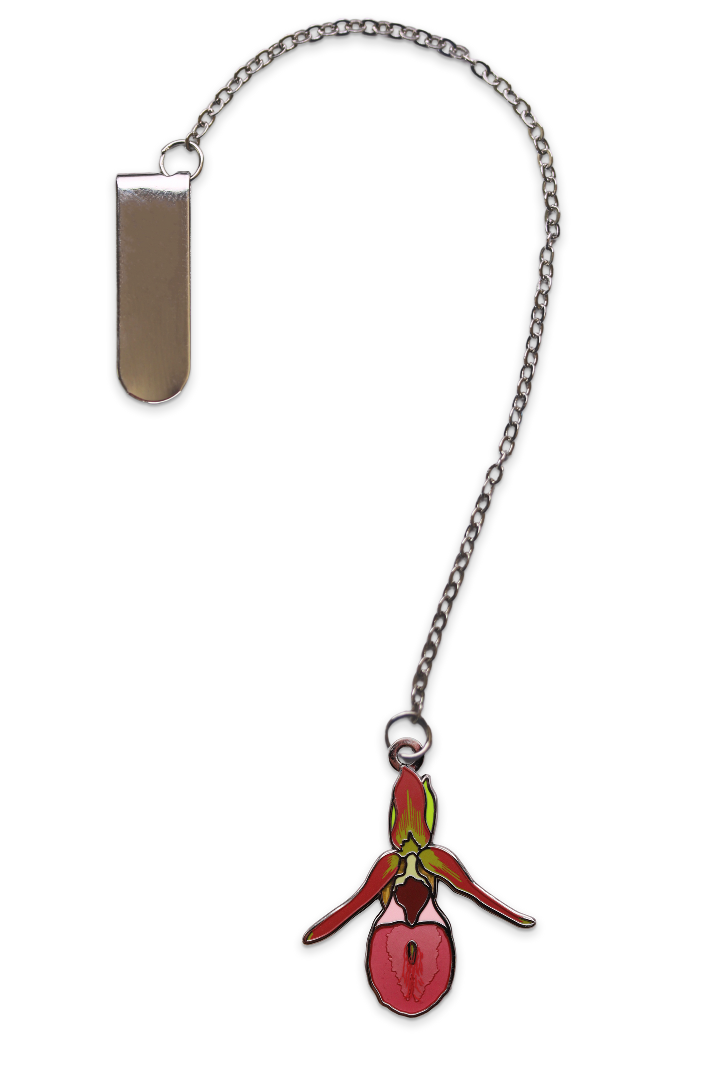 Pink Lady's Slipper Bookmark