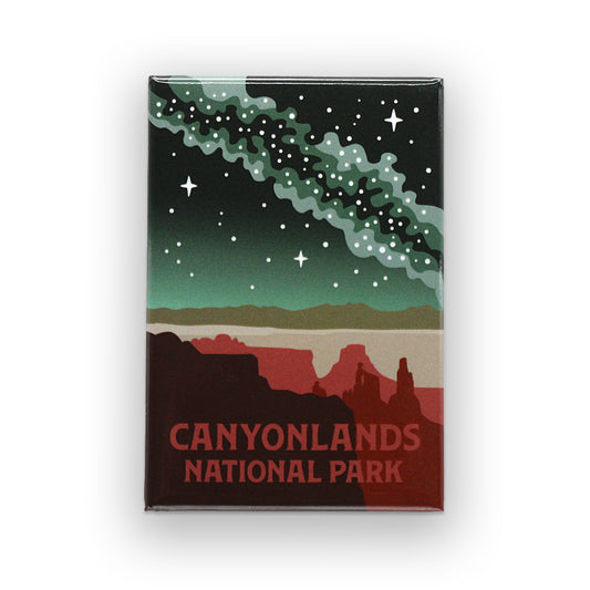 Canyonlands National Park Milky Way Glossy Magnet