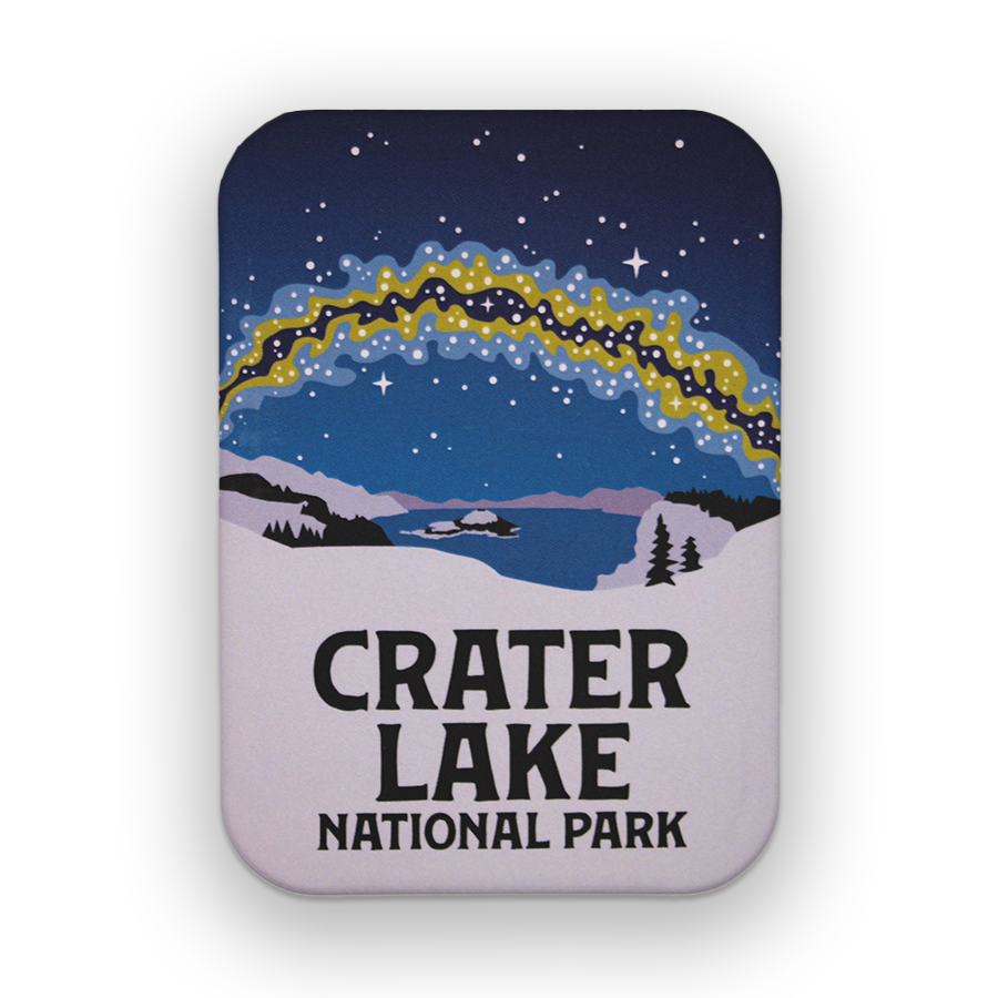 Crater Lake National Park Milky Way Matte Magnet