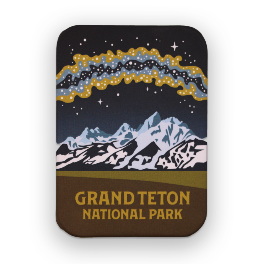Grand Teton National Park Milky Way Matte Magnet
