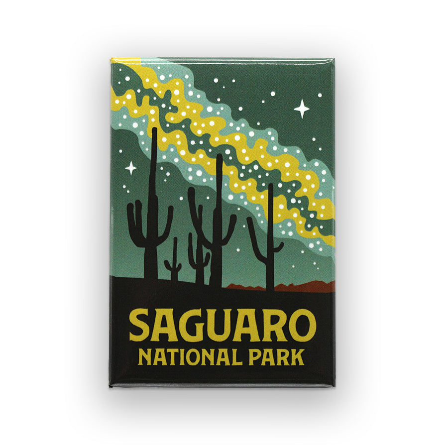 Saguaro National Park Milky Way Glossy Magnet