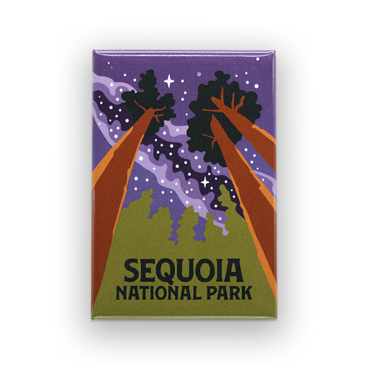 Sequoia National Park Milky Way Glossy Magnet
