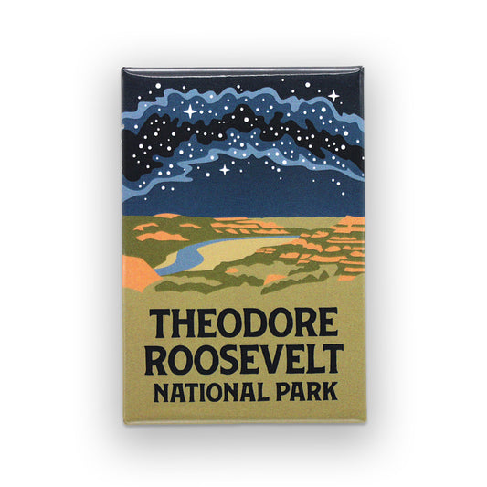 Theodore Roosevelt National Park Milky Way Glossy Magnet