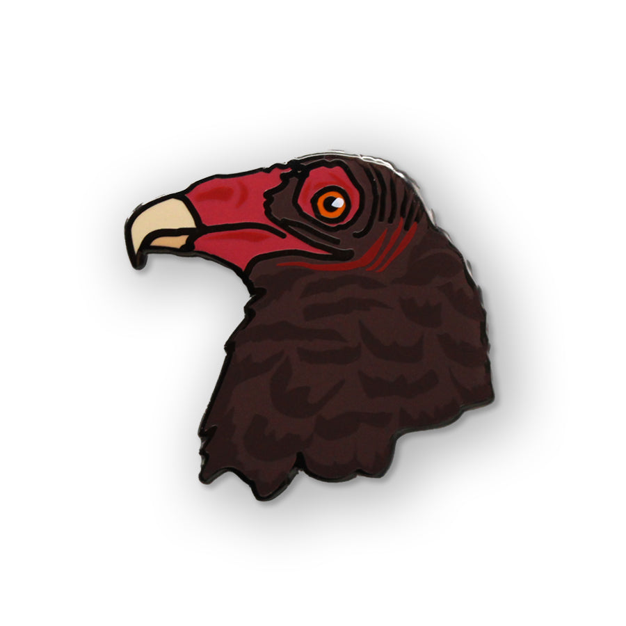 Turkey Vulture Head Pin