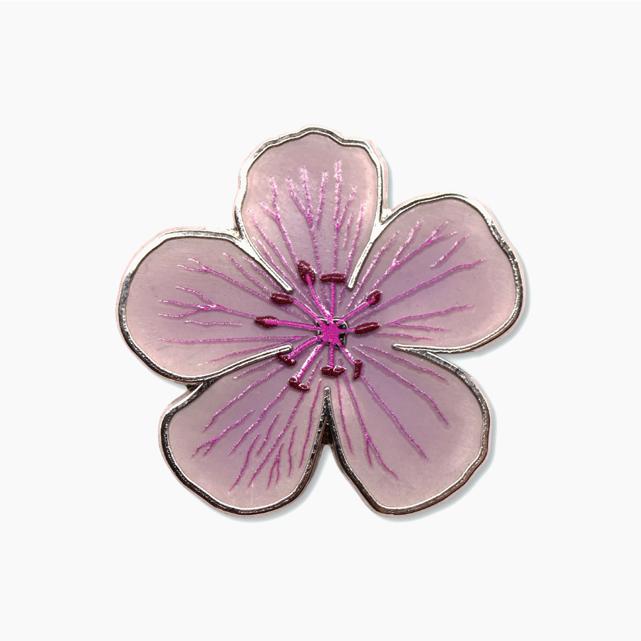 Sticky Geranium Pin