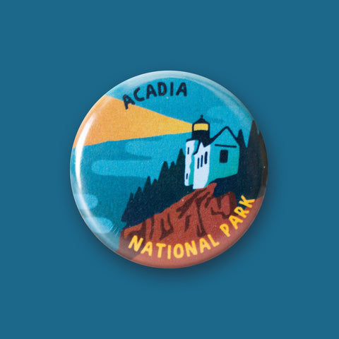 Acadia National Park Merit Badge Button