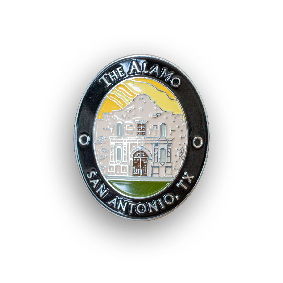 The Alamo Traveler Walking Stick Medallion