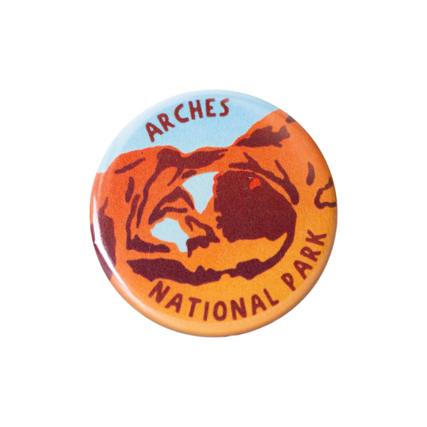 Arches National Park Merit Badge Button