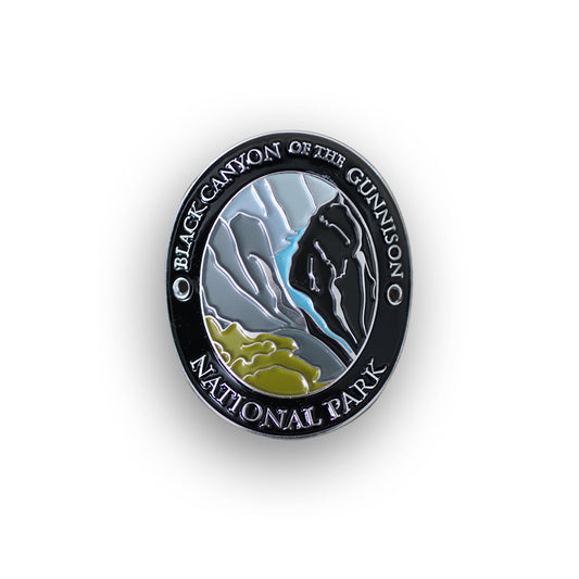 Black Canyon Of The Gunnison National Park Traveler Walking Stick Medallion
