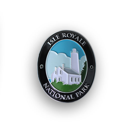 Isle Royale National Park Traveler Walking Stick Medallion