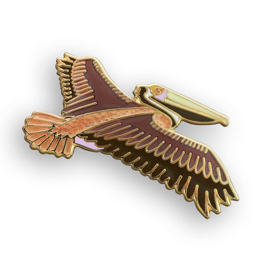 Brown Pelican Pin