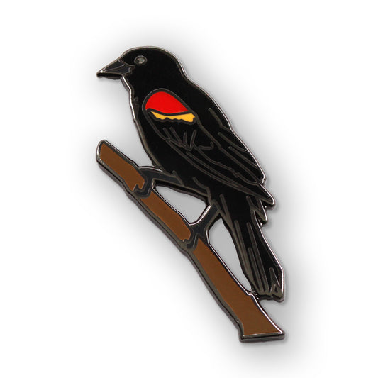 Red-winged Blackbird Pin
