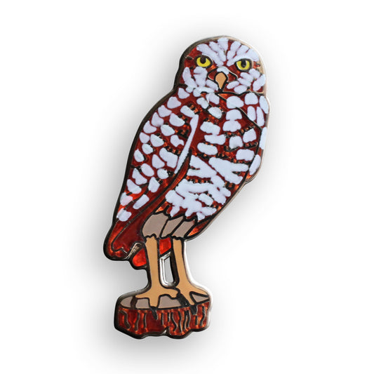 Burrowing Owl Pin
