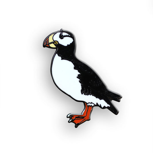 Horned Puffin Pin