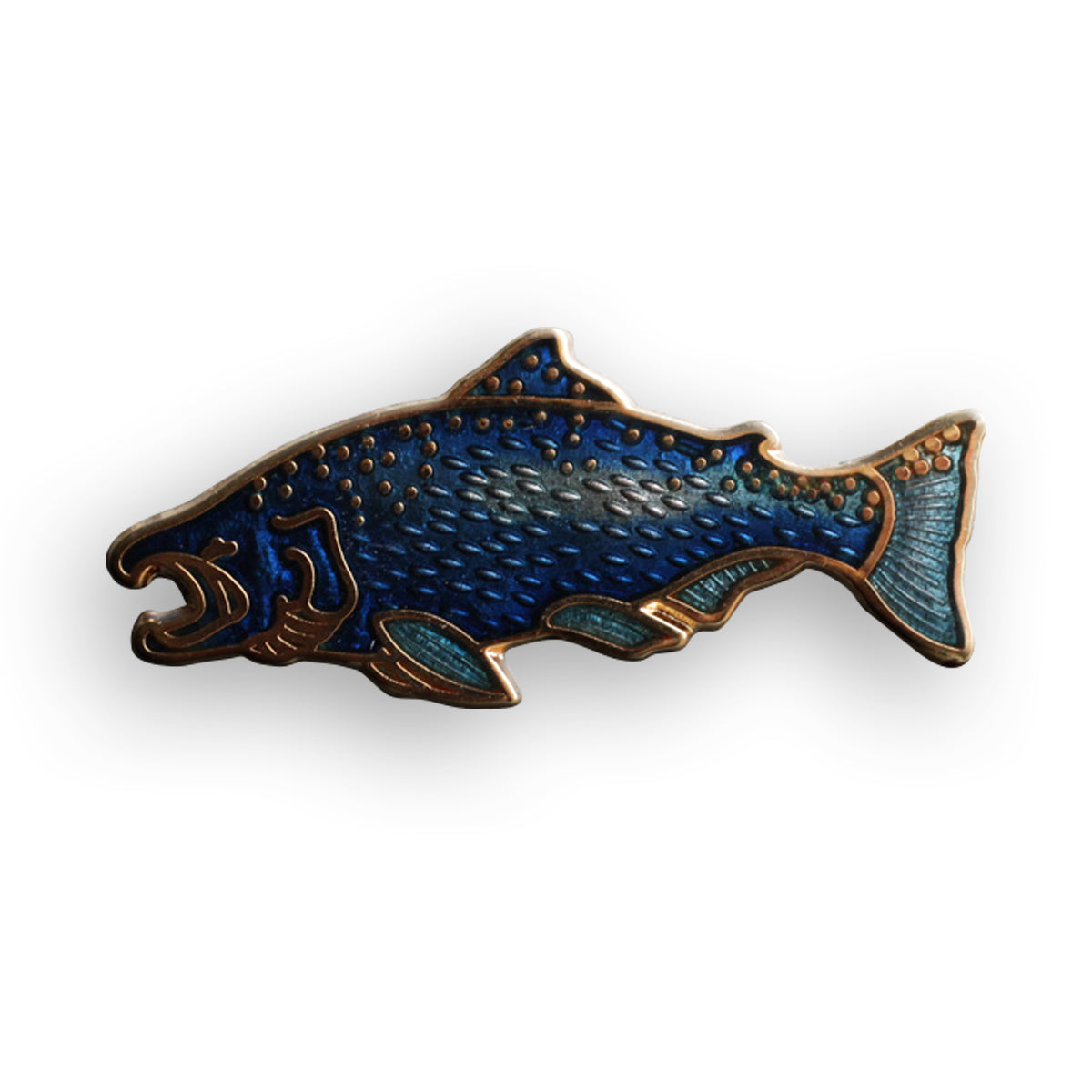 Chinook Salmon Pin