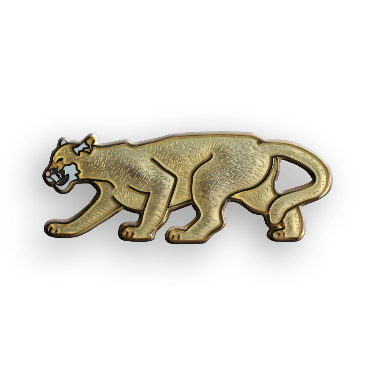 Cougar Lapel Pin or Cougar Brooch Sterling Silver Puma Mountain selling Lion