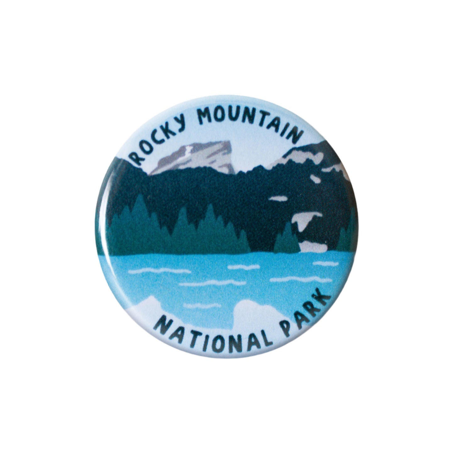 Rocky Mountain National Park Merit Badge Button