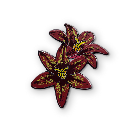 Chocolate Lily Pin
