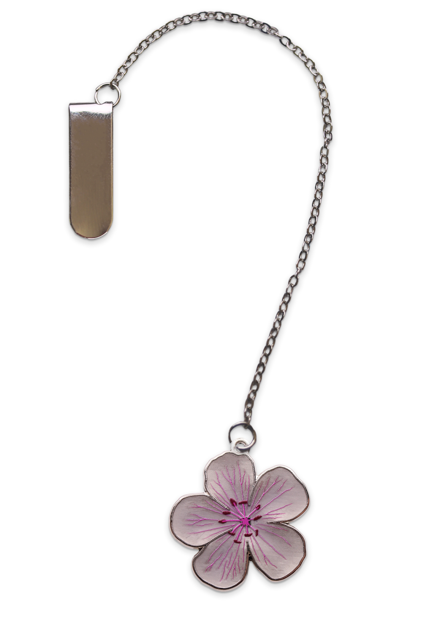Sticky Geranium Bookmark