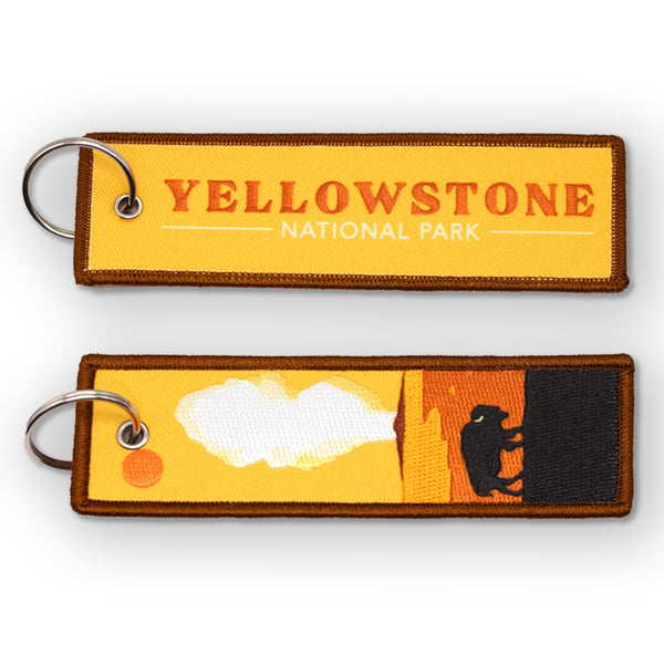 Yellowstone National Park Flight Tag