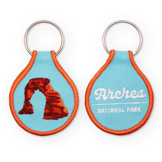 Arches National Park Canvas Keychain