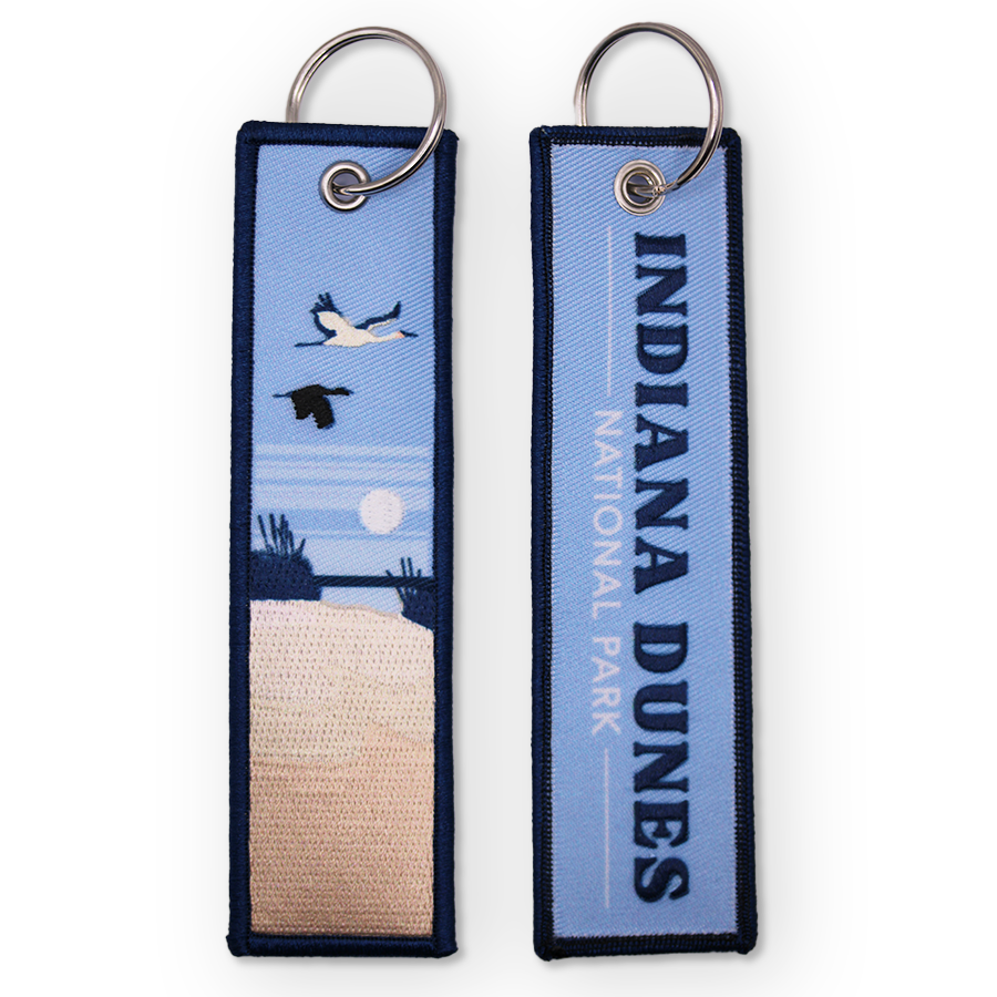 Indiana Dunes National Park Flight Tag (Blue)