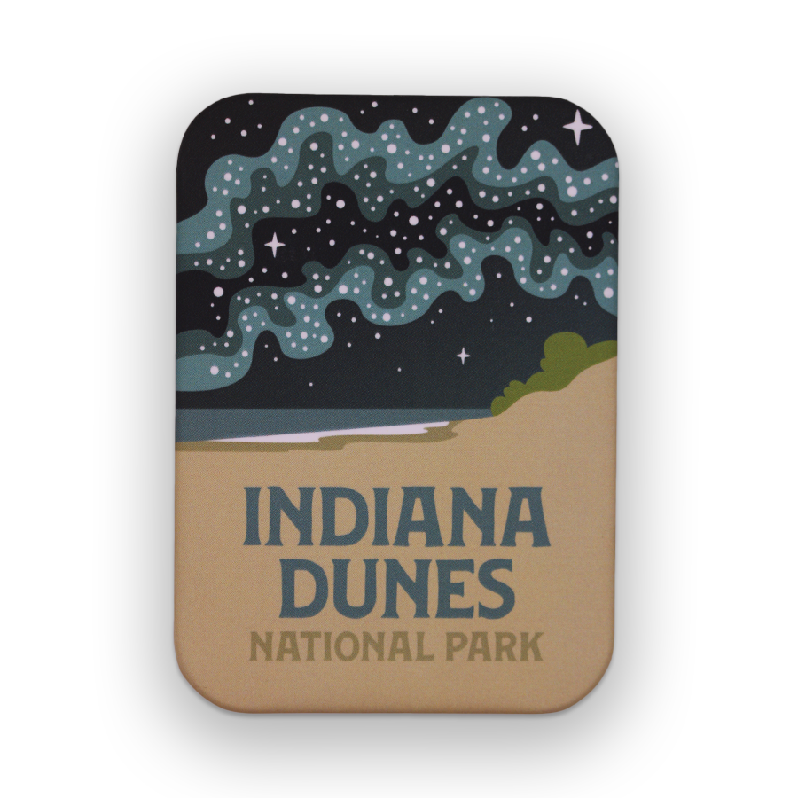 Indiana Dunes National Park Milky Way Matte Magnet