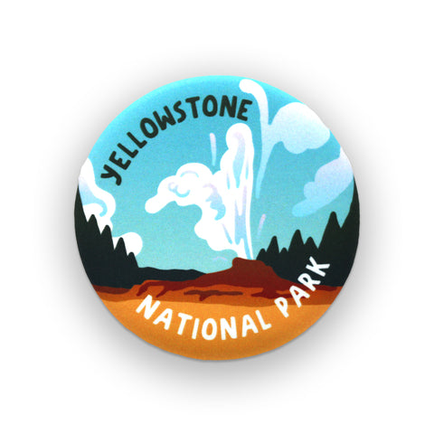 Yellowstone National Park Merit Badge Magnet