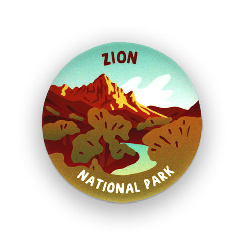 Zion National Park Merit Badge Magnet