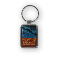 Badlands National Park Milky Way Keychain