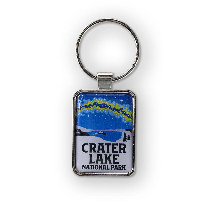 Crater Lake National Park Milky Way Keychain