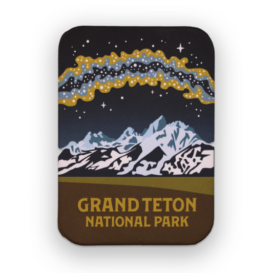 Grand Teton National Park Milky Way Matte Magnet