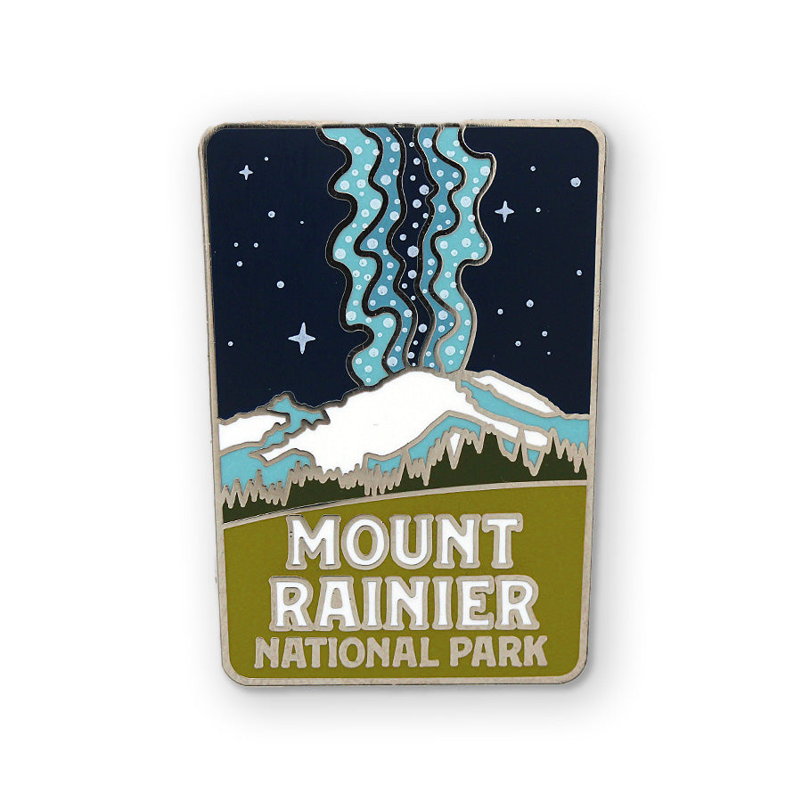 Mount Rainier National Park Milky Way Pin