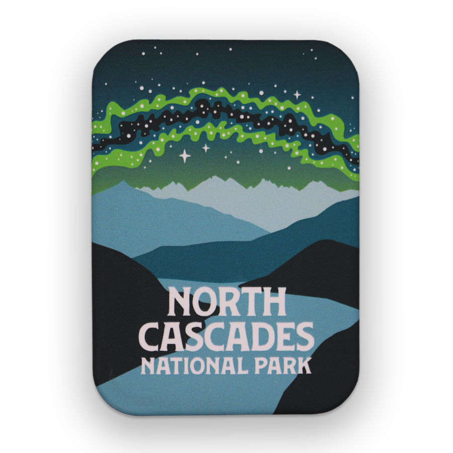 North Cascades National Park Milky Way Matte Magnet