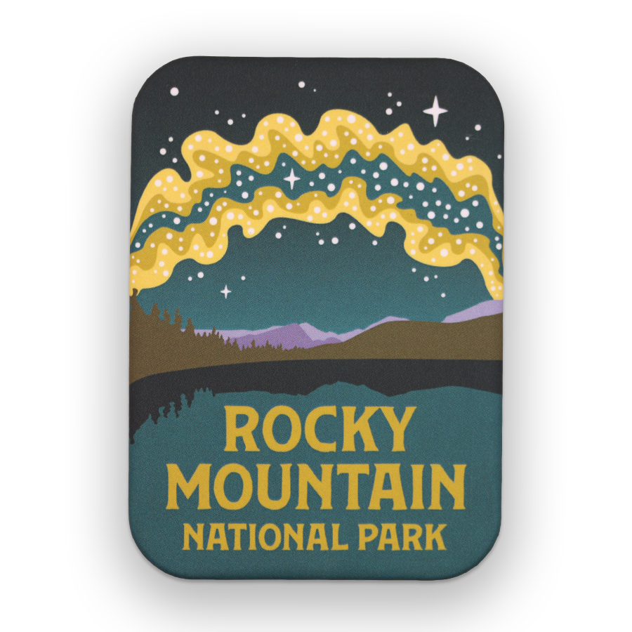 Rocky Mountain National Park Milky Way Matte Magnet