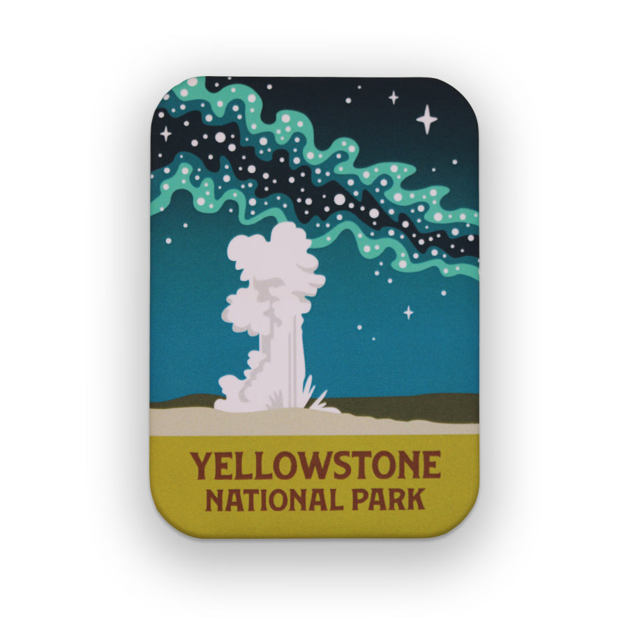 Yellowstone National Park Milky Way Matte Magnet