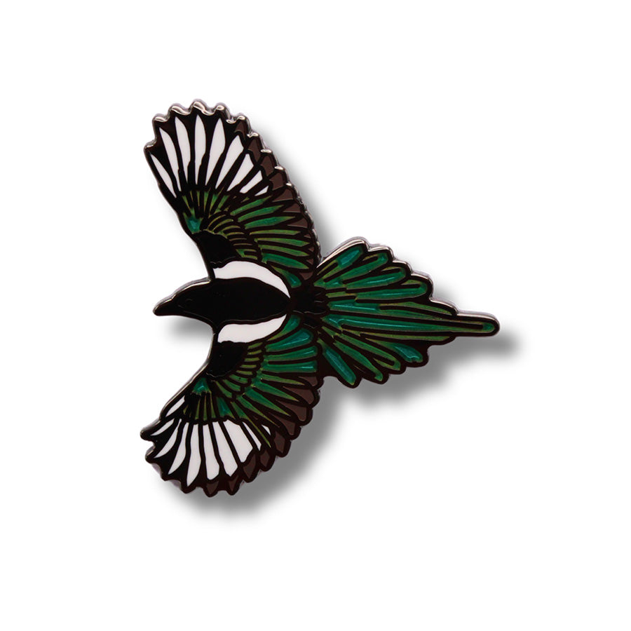 Black-billed Magpie Pin