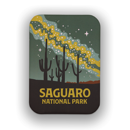 Saguaro National Park Milky Way Matte Magnet