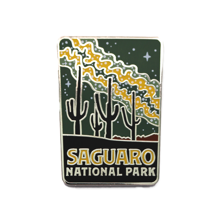 Saguaro National Park Milky Way Pin