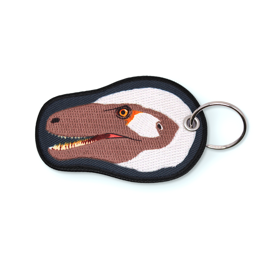 Utahraptor Bones Rivet Keychain