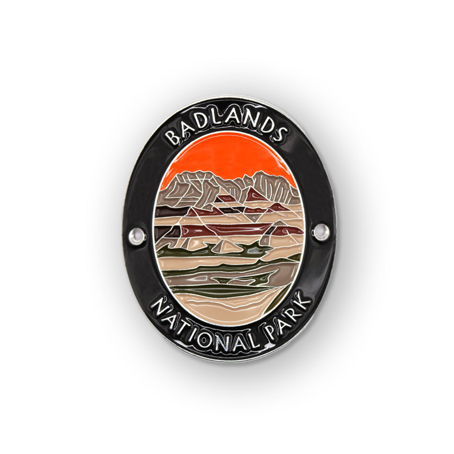 Badlands National Park Traveler Walking Stick Medallion