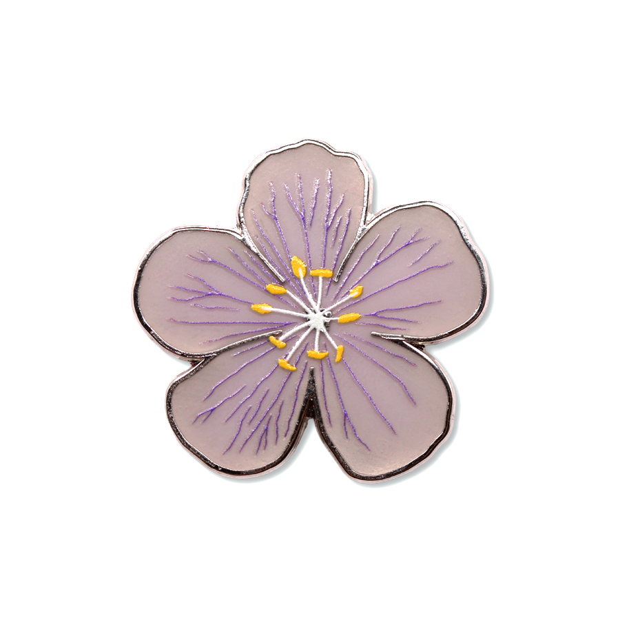 Wild Geranium Pin
