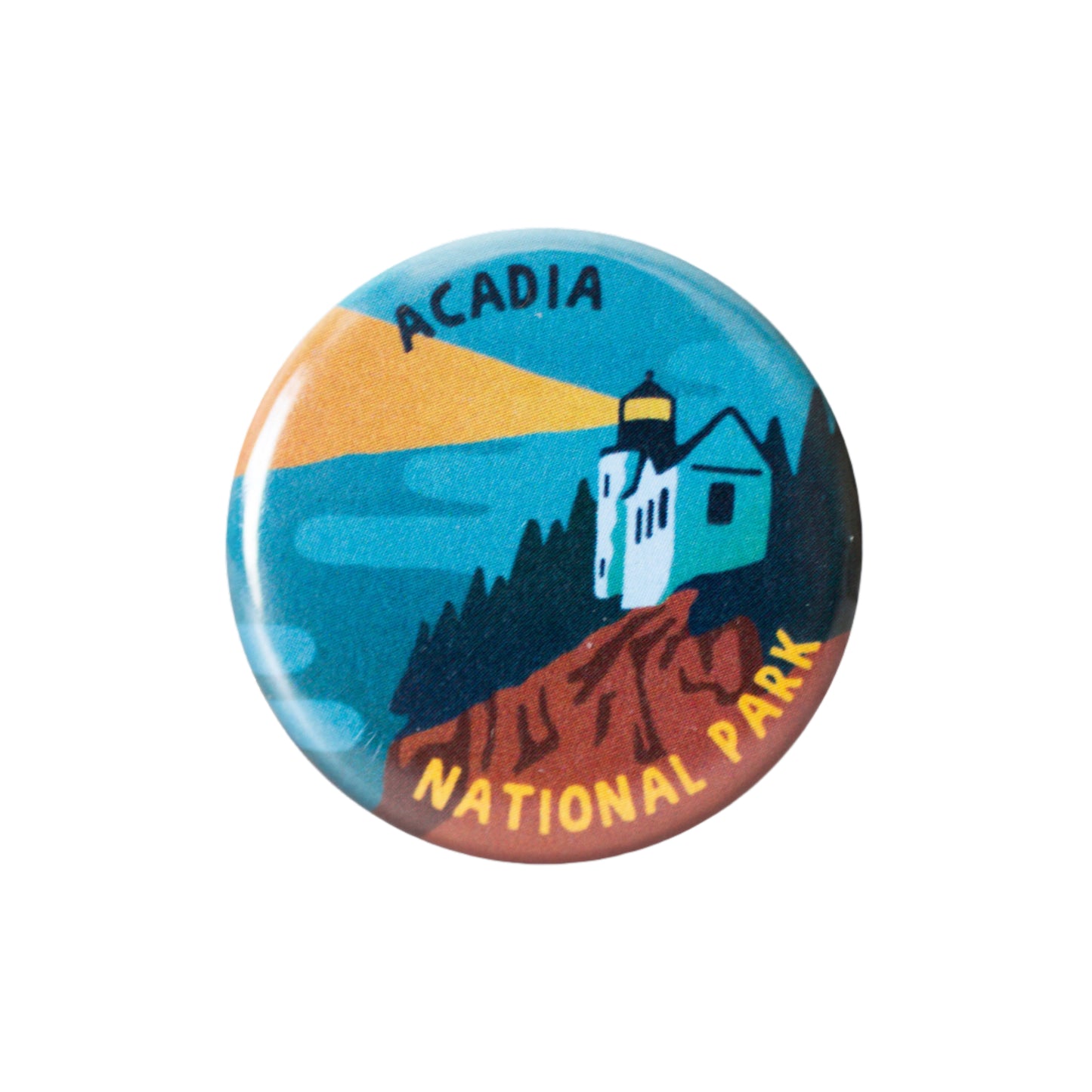 Acadia National Park Merit Badge Button