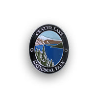 Crater Lake National Park Traveler Walking Stick Medallion