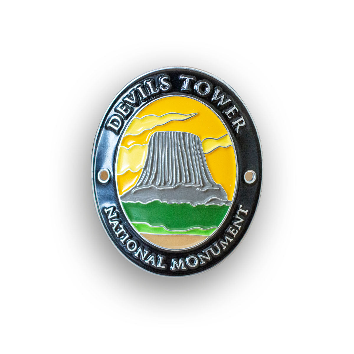 Devils Tower National Monument Traveler Walking Stick Medallion