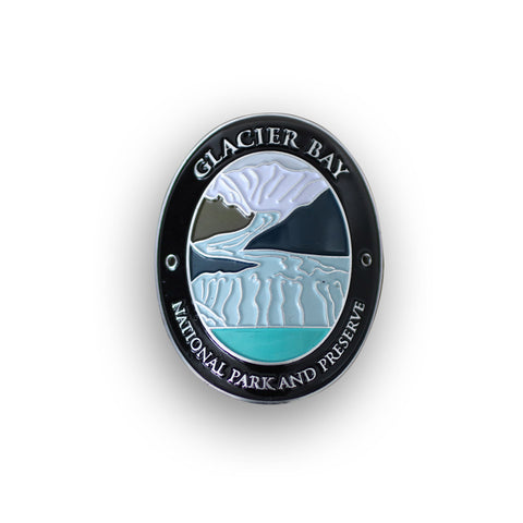 Glacier Bay National Park And Preserve Traveler Walking Stick Medallion