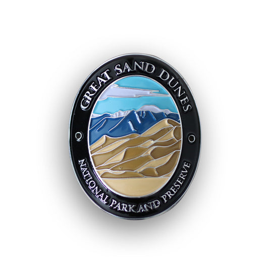 Great Sand Dunes National Park and Preserve Traveler Walking Stick Medallion