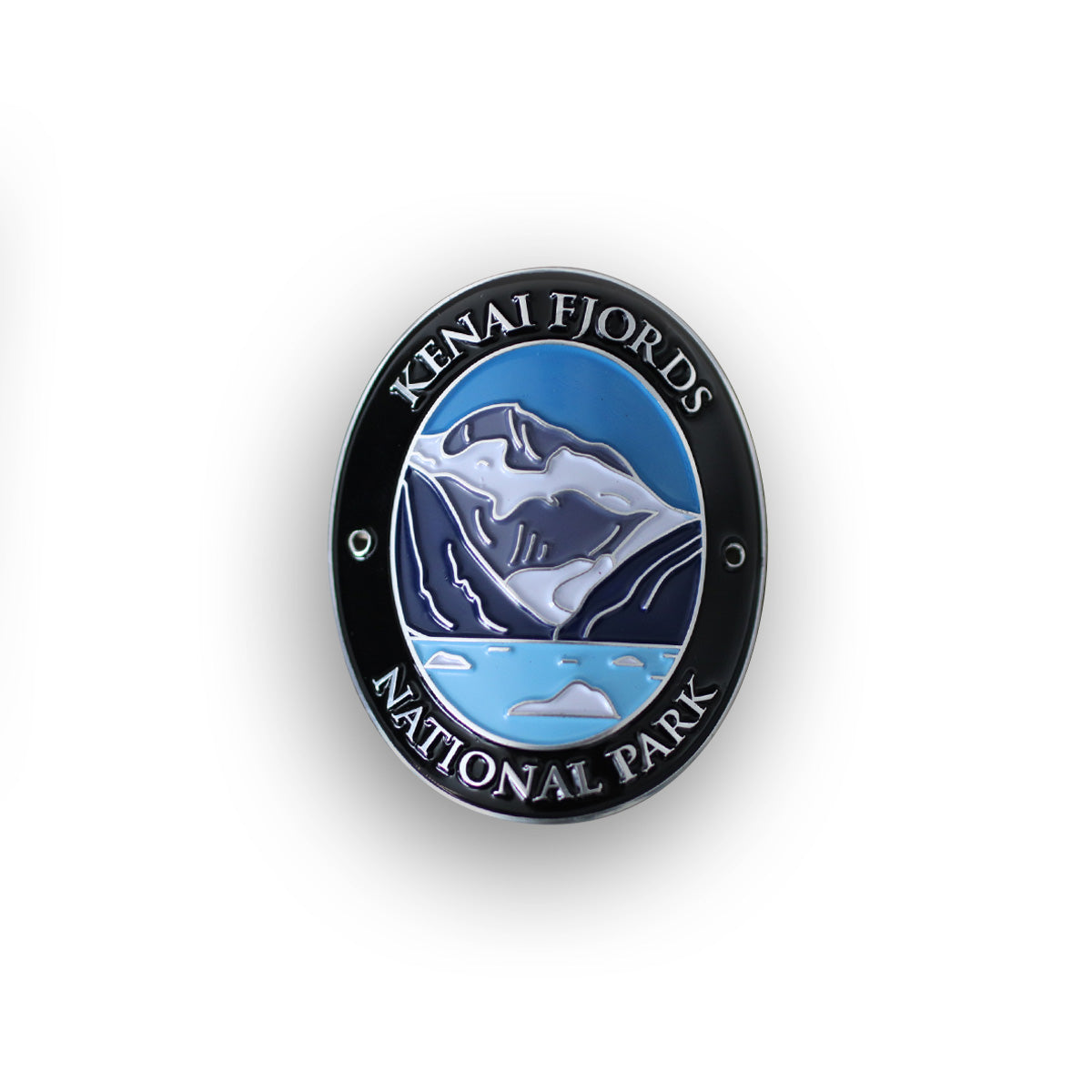 Kenai Fjords National Park Traveler Walking Stick Medallion